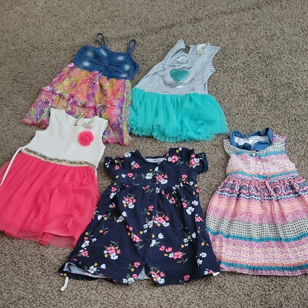 Colorful Girls' Dress Set